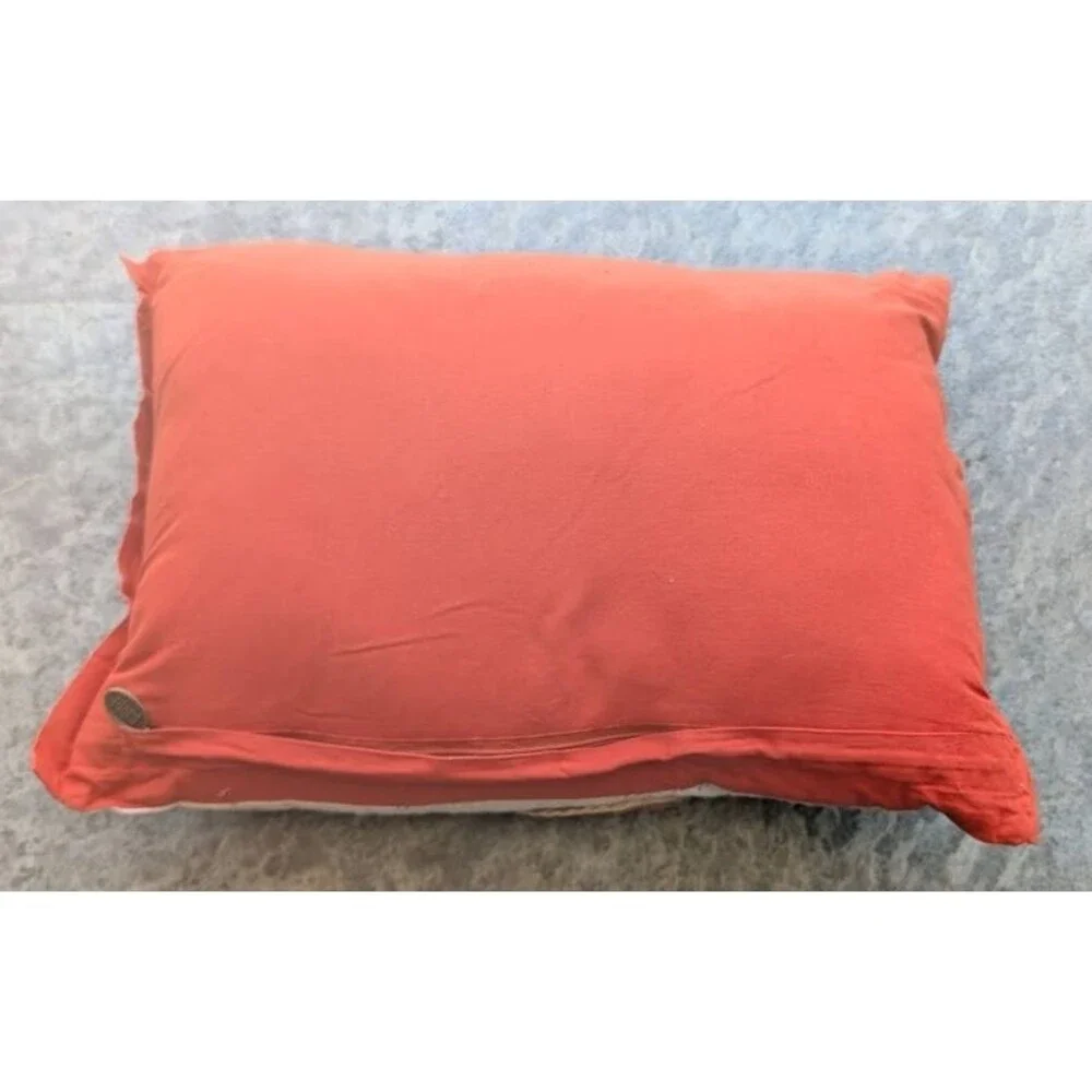 Pier 1 Fall Autumn Pumpkin Goard Embroidered Jute Beaded Throw Pillow 12